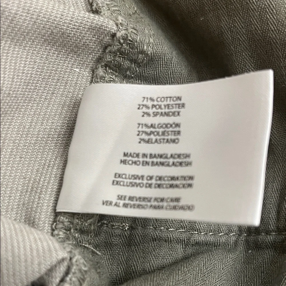 GAP Women's Light Green Jean Shorts Corduroy Women Size 8 - Picture 7 of 8